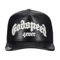 Godspeed GS Forever Premium Leather Trucker Hat Black