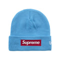 Supreme New Era Box Logo Beanie (FW25) Cyan