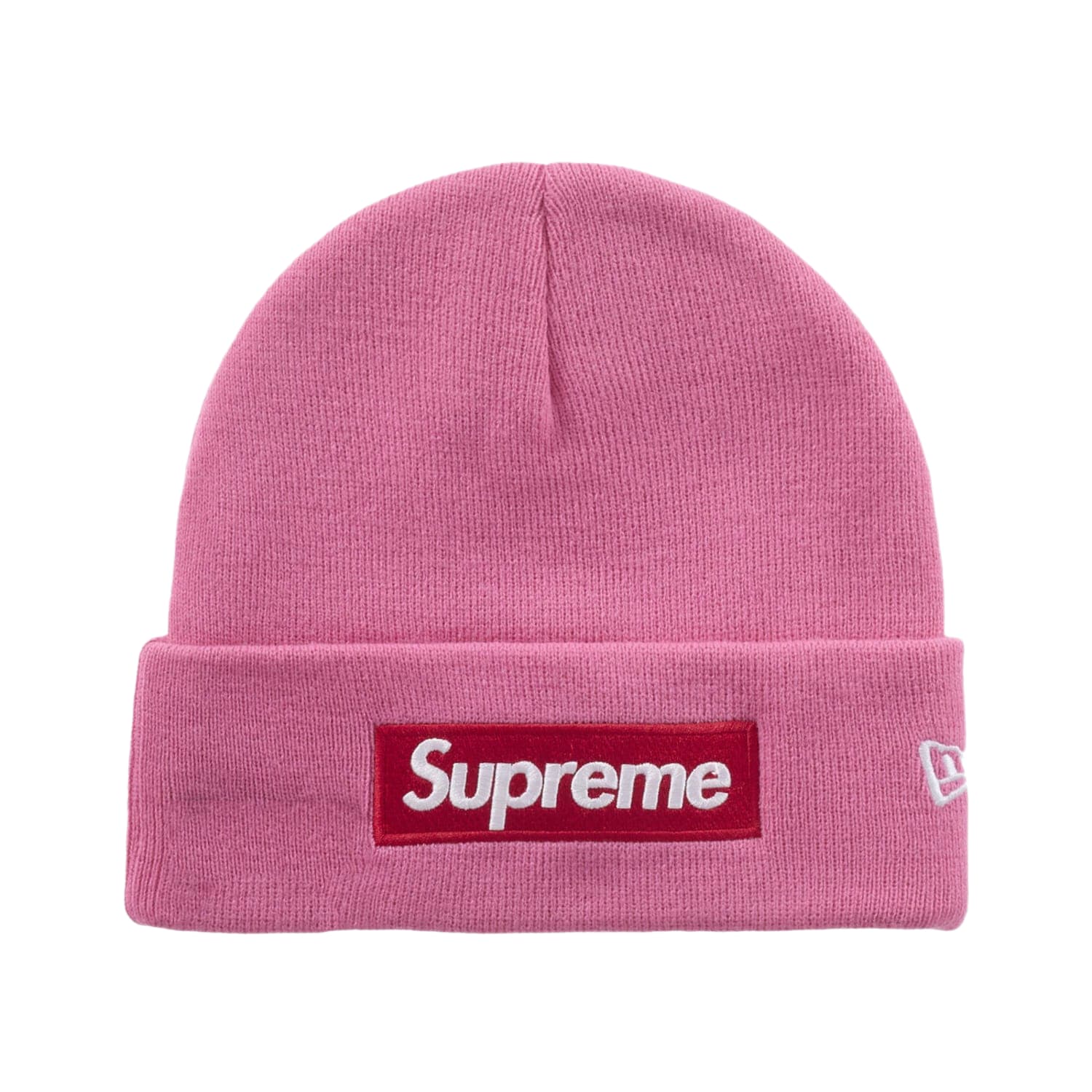 Supreme New Era Box Logo Beanie (FW25) Magenta